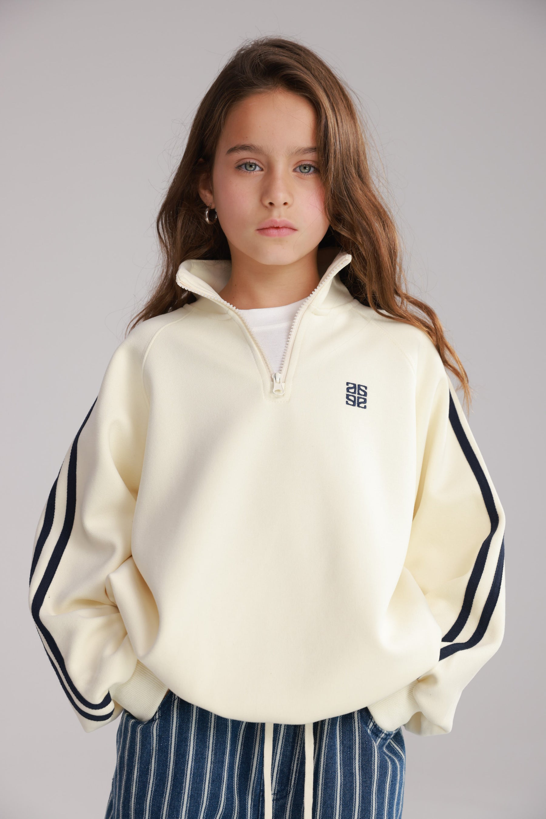 סוויטשירט נולי שמנת