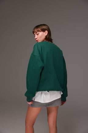 סוויטשירט קליבלנד ירוק