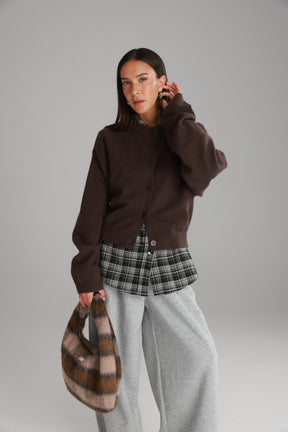 סוודר מלודי חום