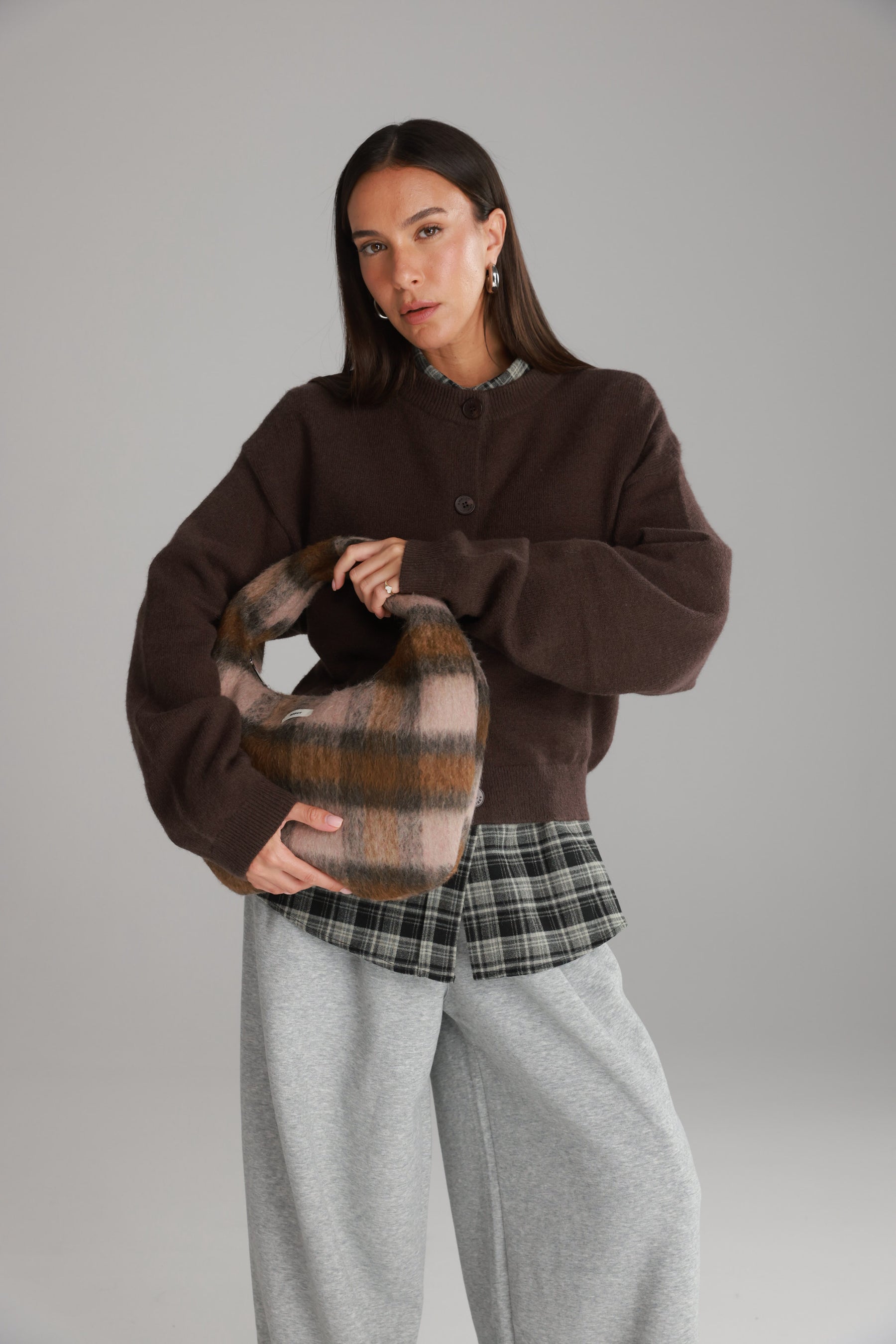 סוודר מלודי חום