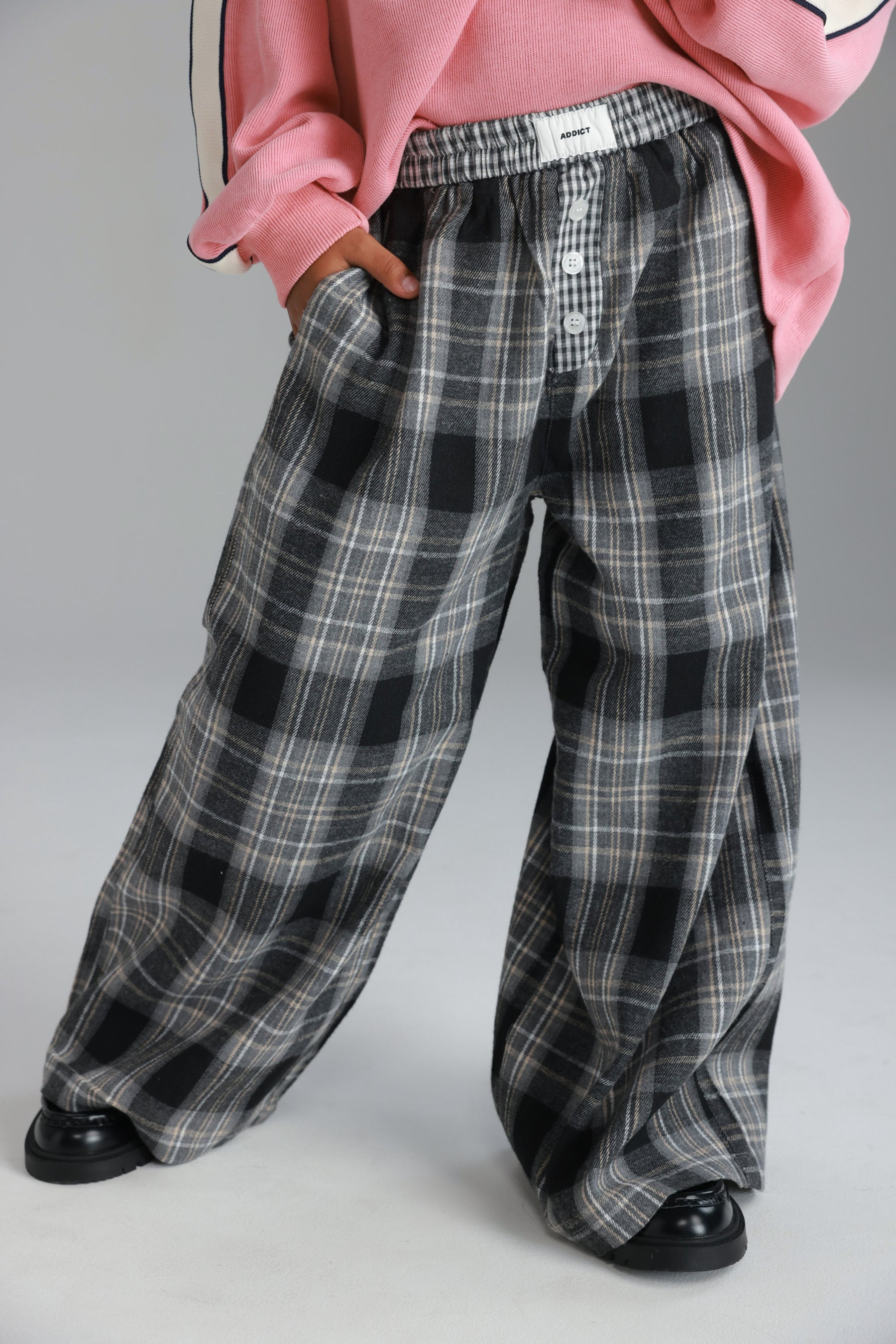 מכנסי סטיב אפורים