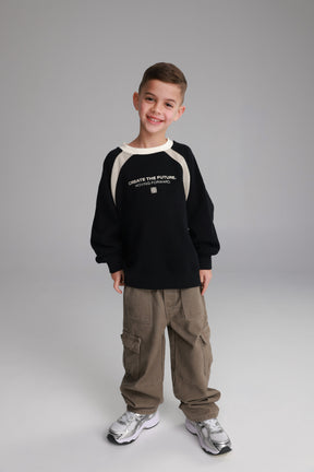 סוויטשירט אוליבר שחור