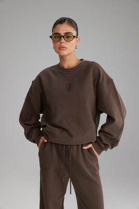 חליפת אדיסון חומה