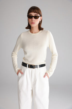 חולצת קייסי שמנת