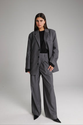 מכנסי דני אפור כהה