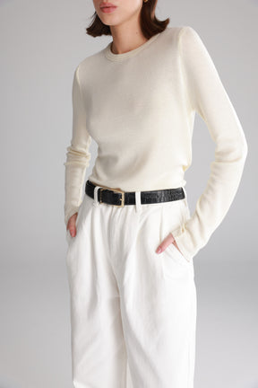 חולצת קייסי שמנת