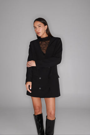 שמלת בלייזר ויקטוריה שחורה