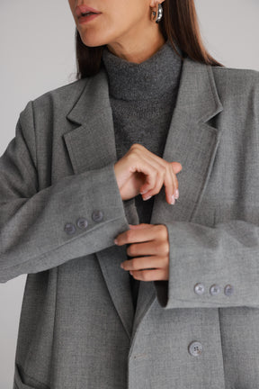 מעיל אדיסון אפור