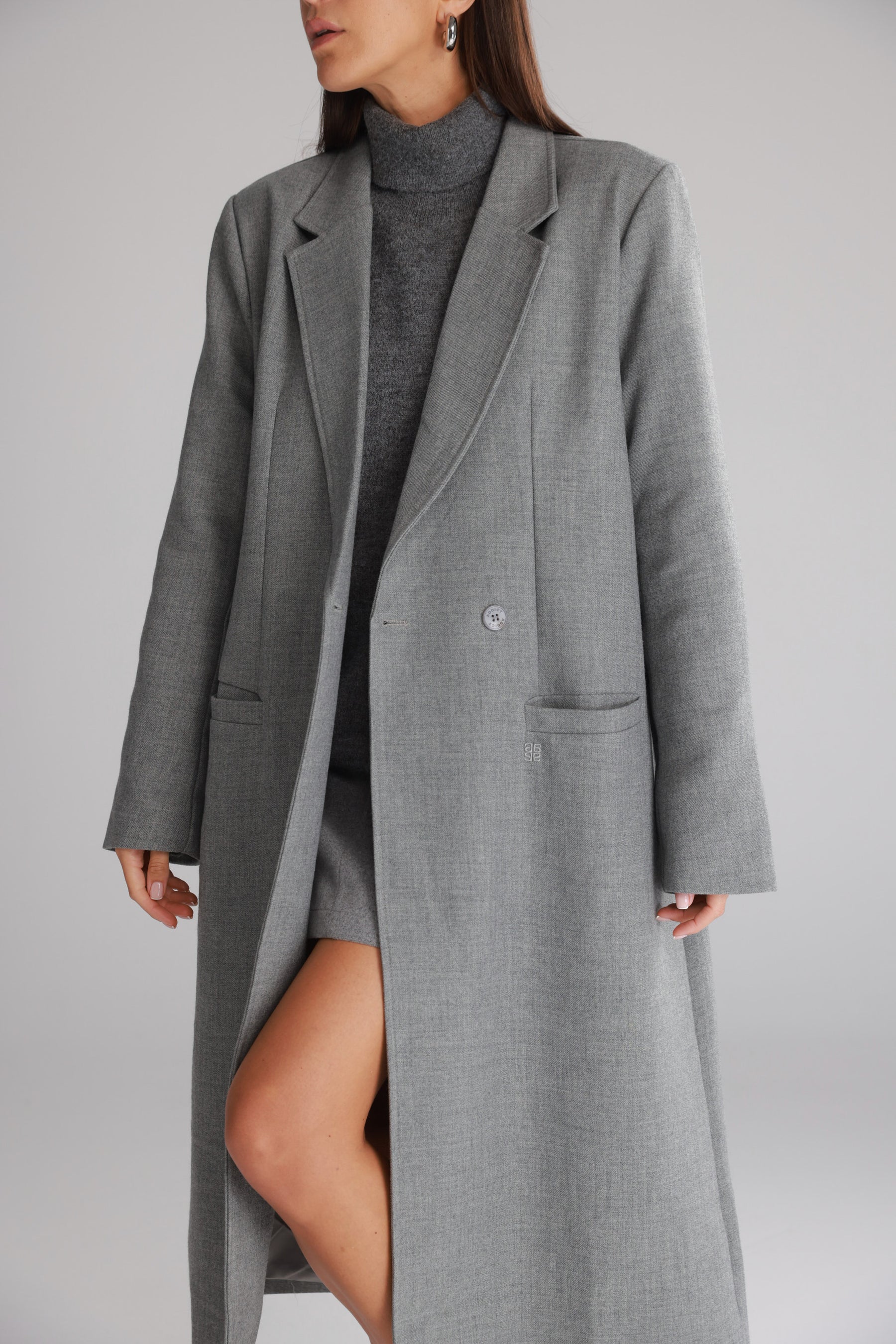 מעיל אדיסון אפור