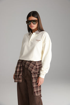 חולצת מרגרט שמנת