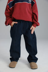 ג'ינס לנון כחול כהה