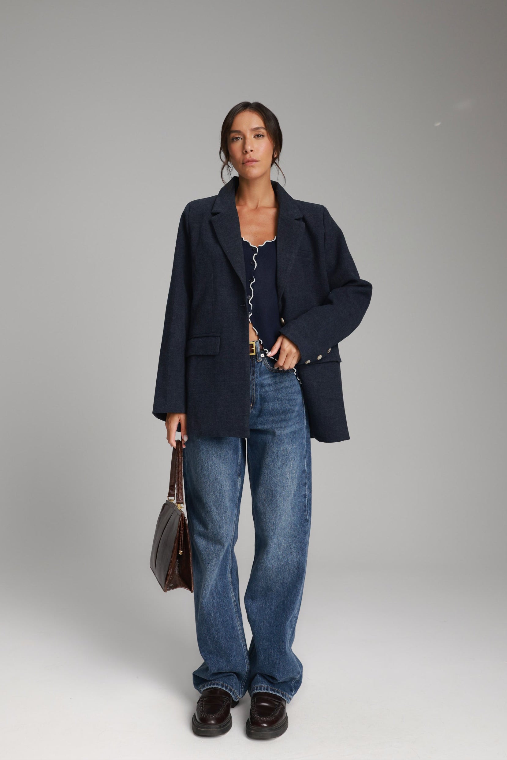 חולצת אריקה נייבי