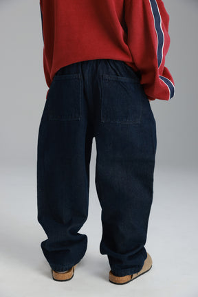 ג'ינס לנון כחול כהה