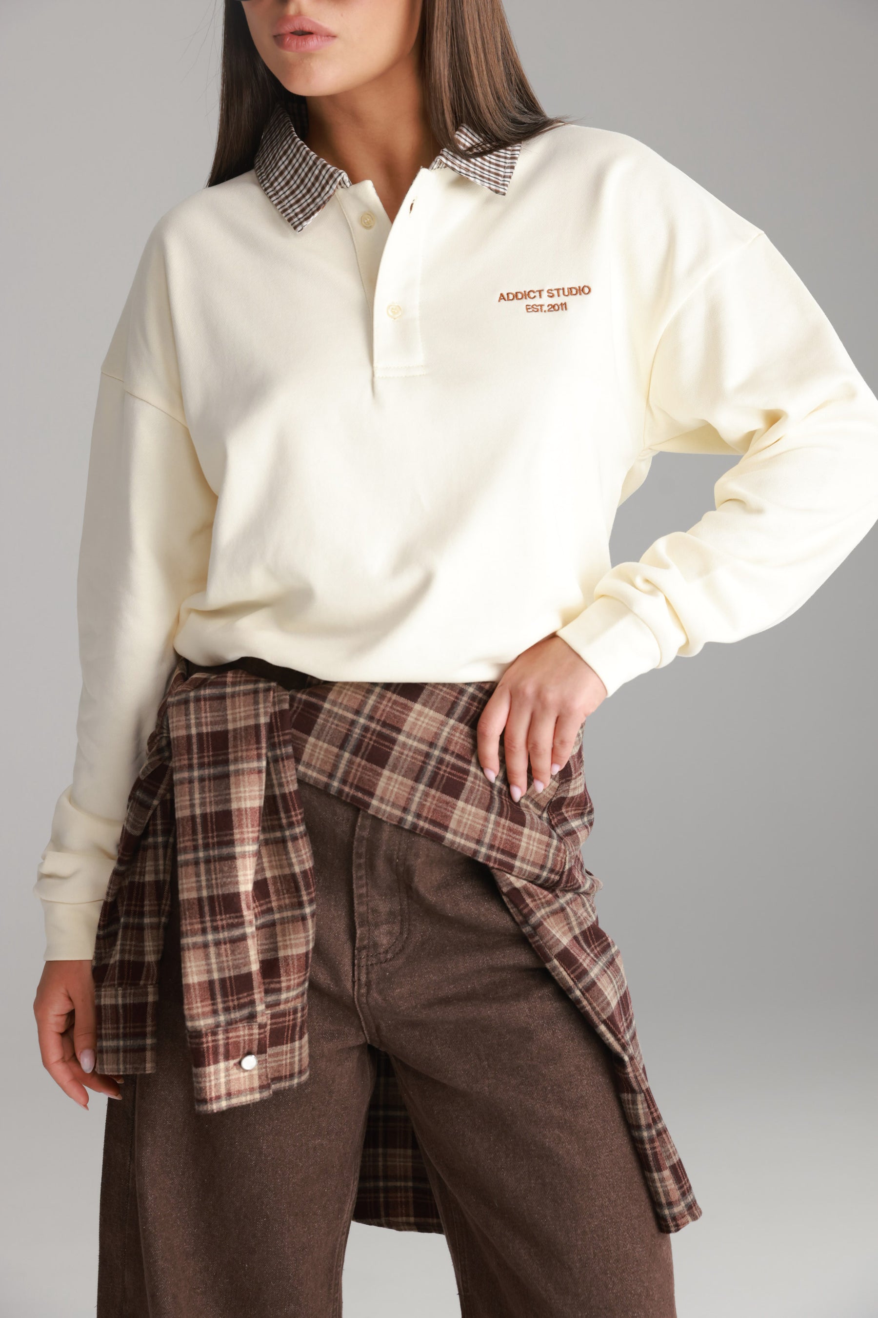 חולצת מרגרט שמנת