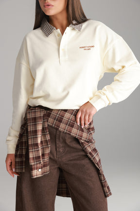 חולצת מרגרט שמנת