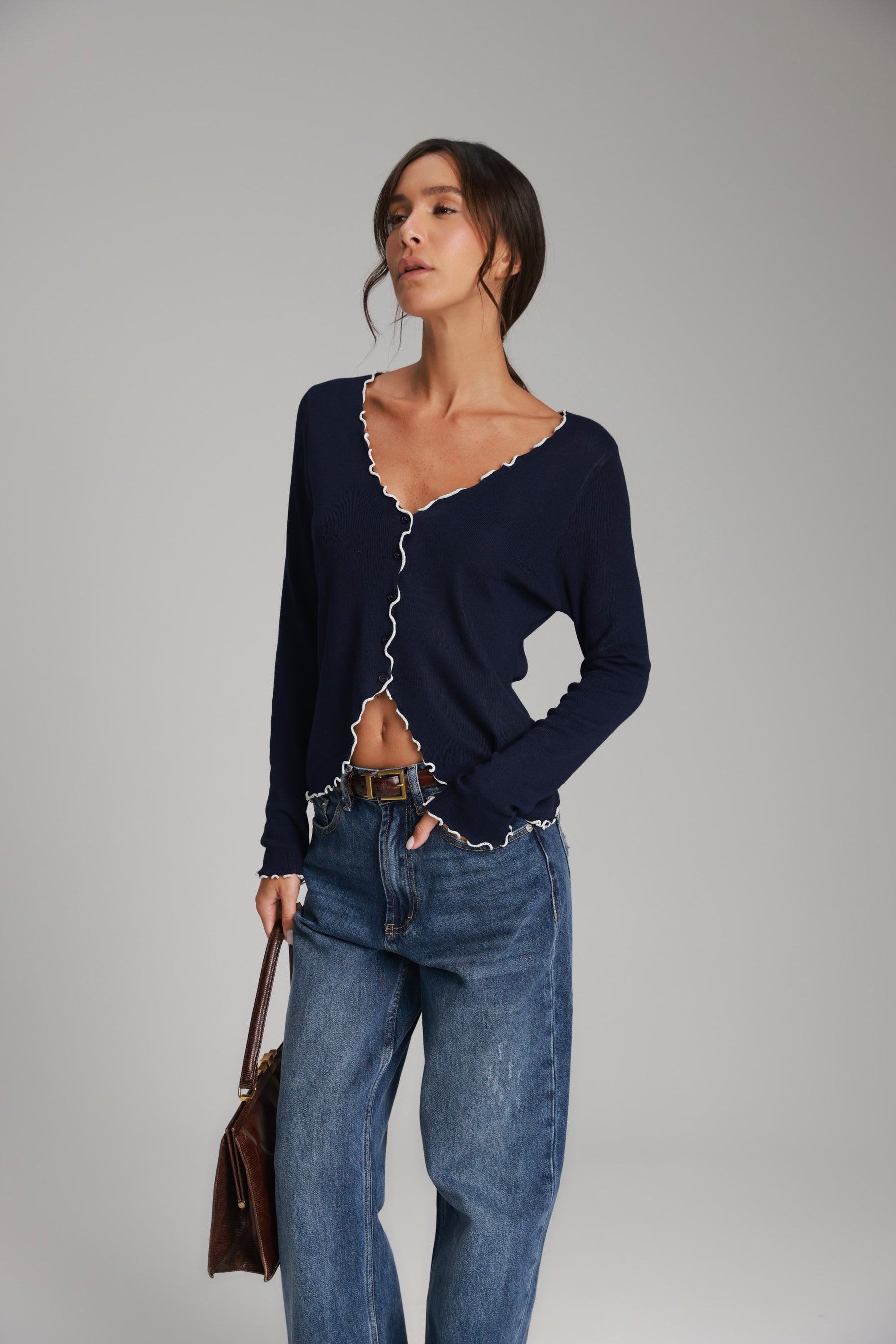 חולצת אריקה נייבי