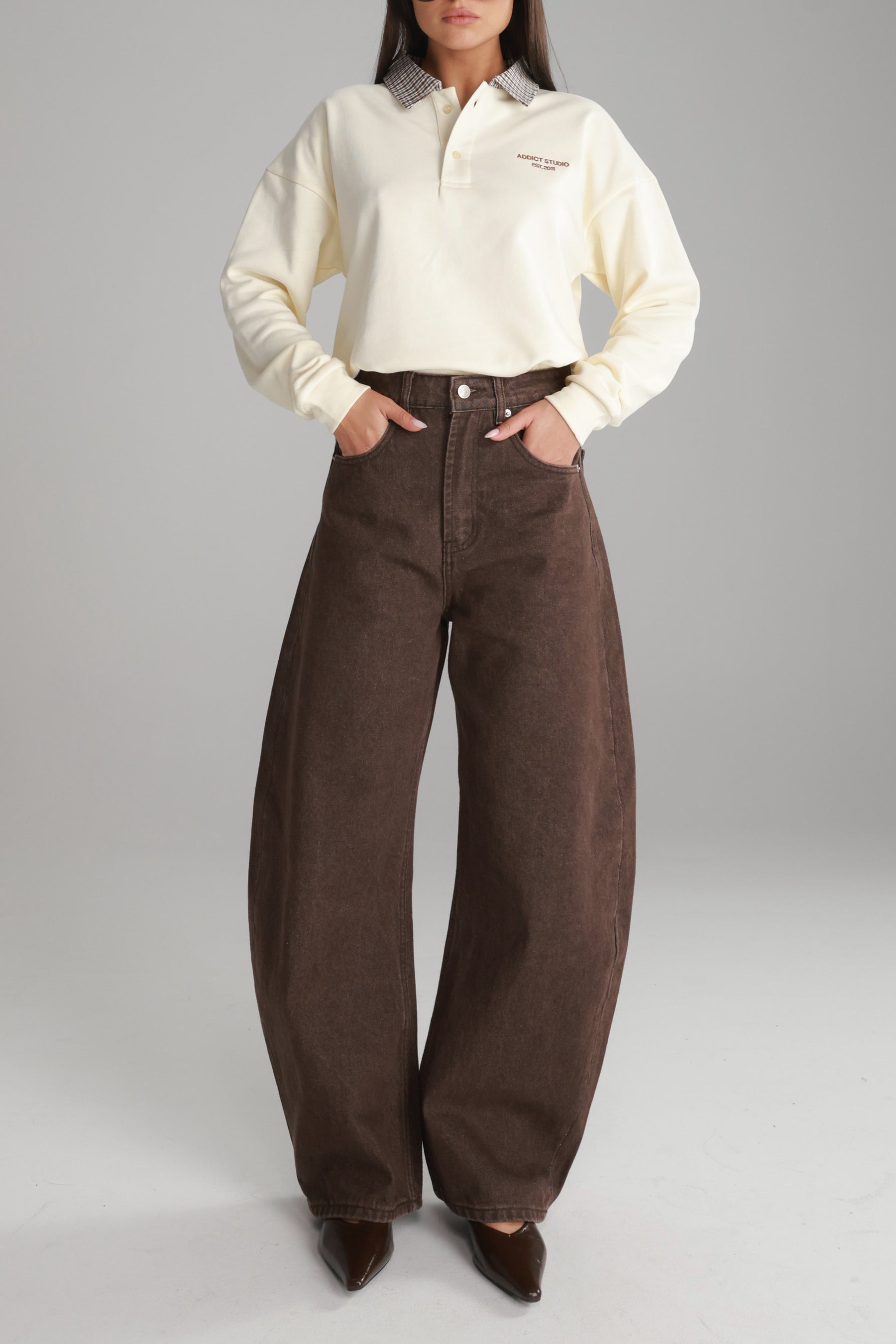 ג'ינס קלואי חום