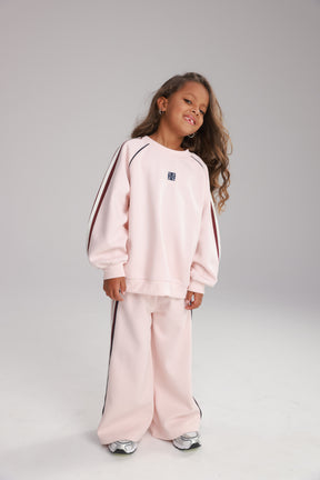 חליפת סרינה ורודה