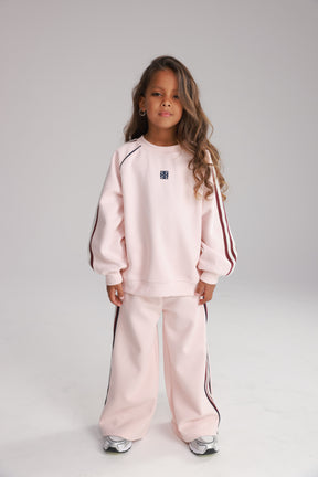 חליפת סרינה ורודה