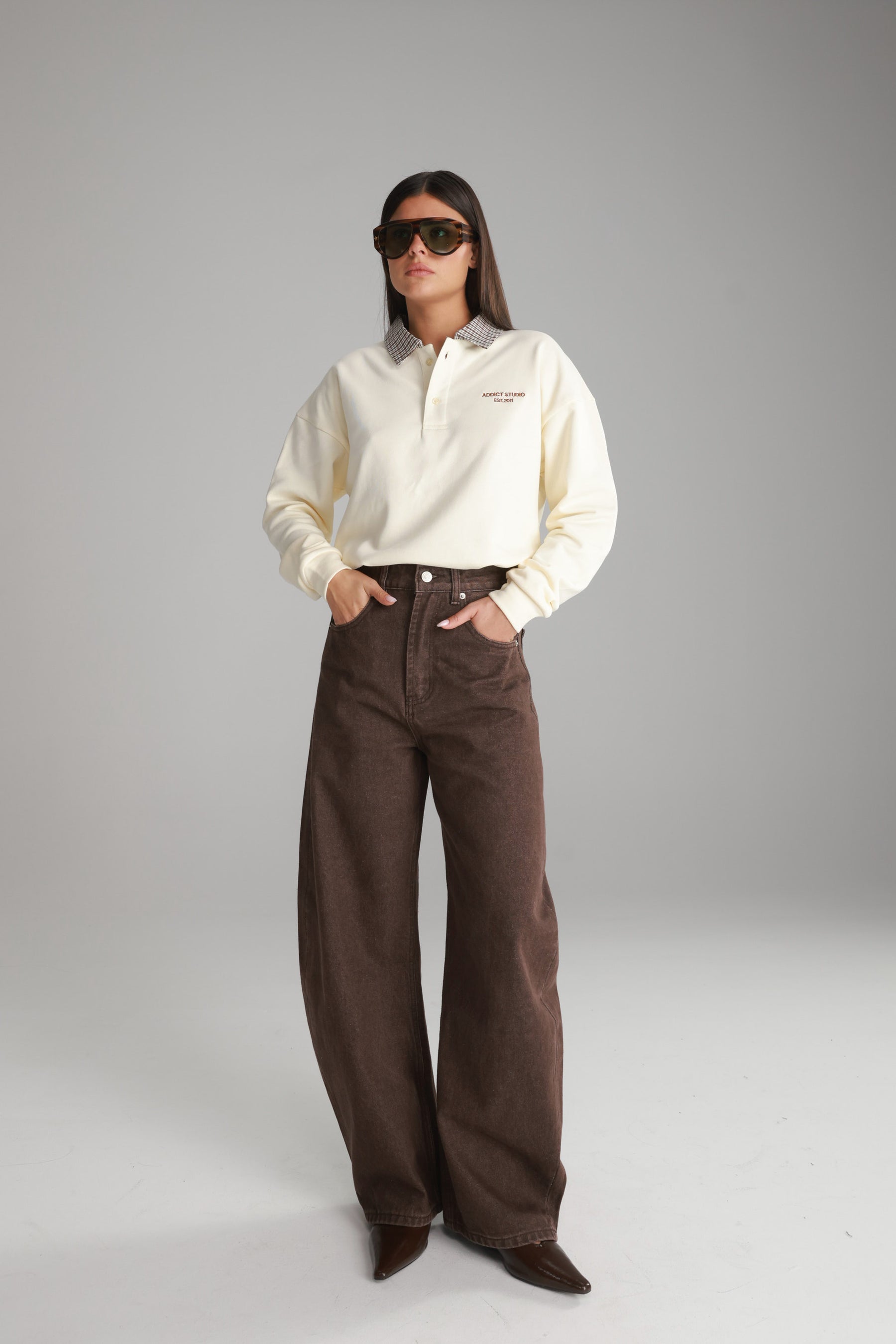 ג'ינס קלואי חום