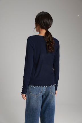 חולצת אריקה נייבי