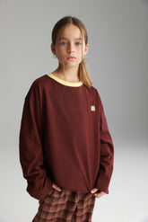 חולצת פייל בורדו