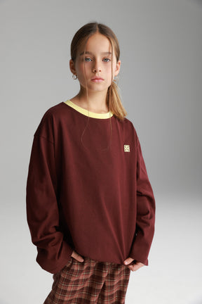 חולצת פייל בורדו