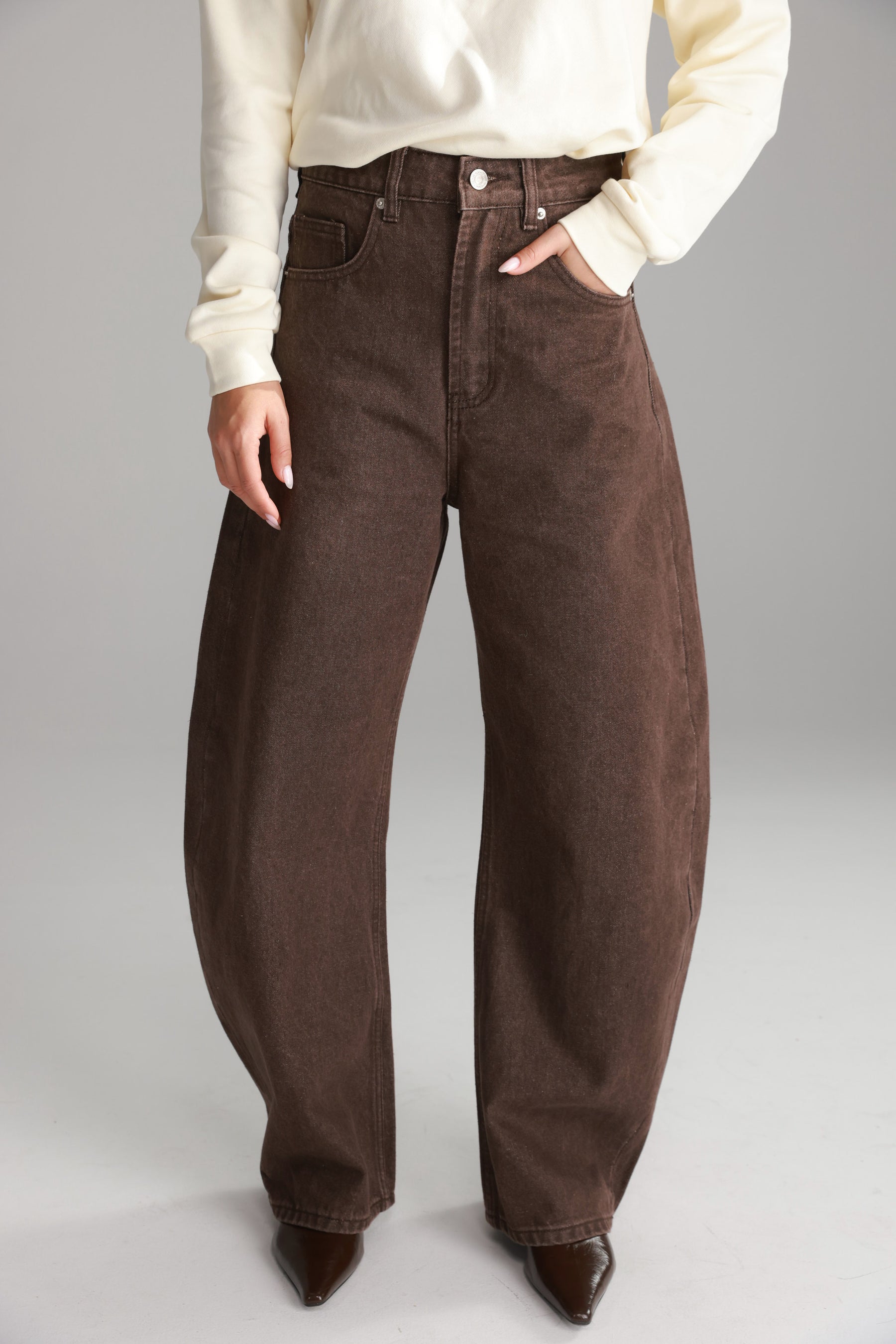 ג'ינס קלואי חום