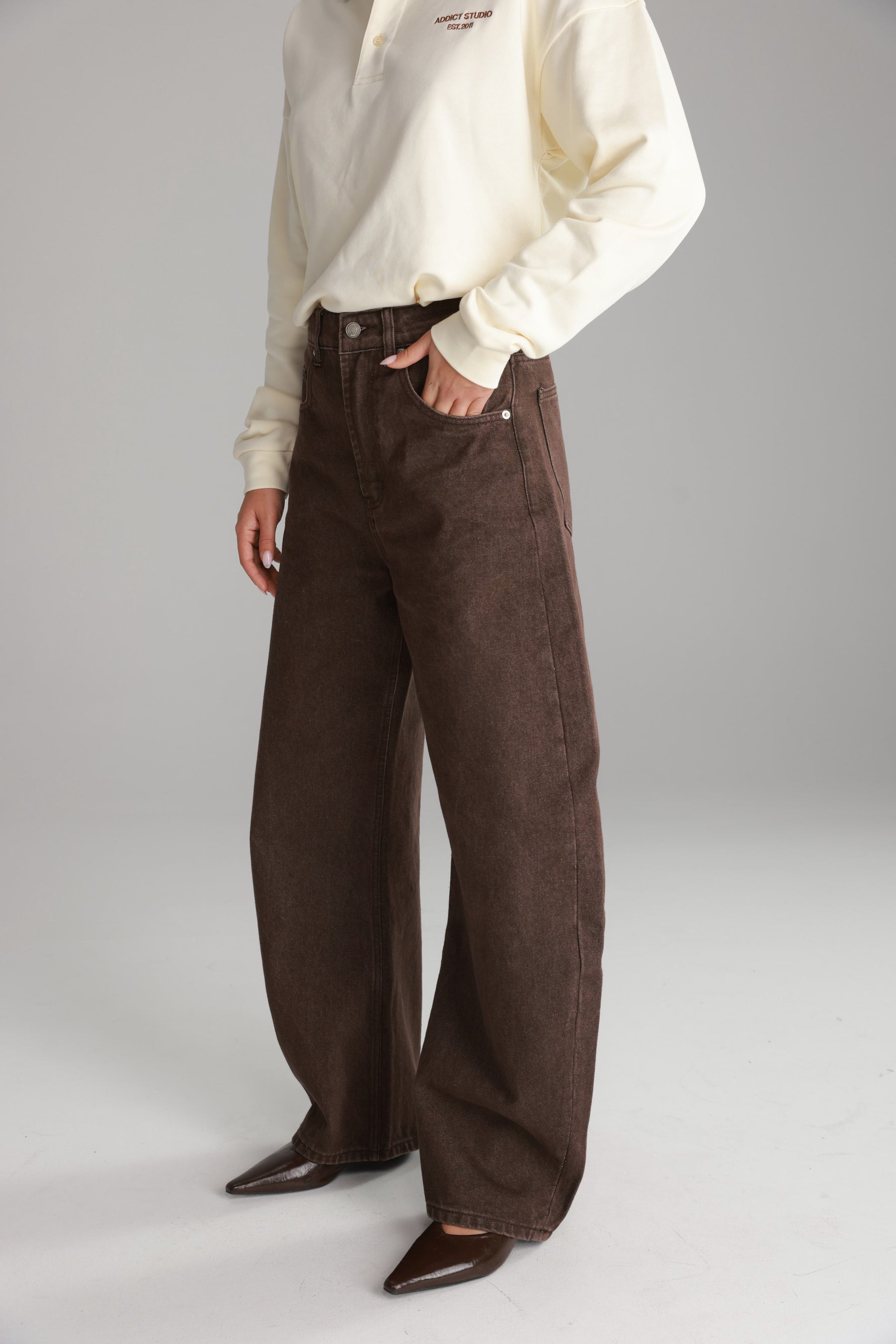 ג'ינס קלואי חום