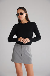 חולצת קייסי שחורה