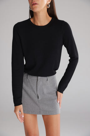 חולצת קייסי שחורה