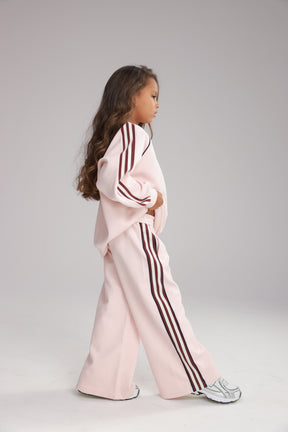 חליפת סרינה ורודה