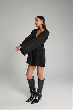 שמלת אניה שחורה