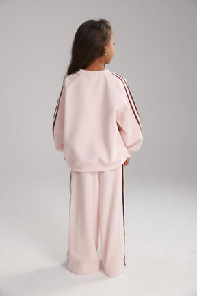 חליפת סרינה ורודה