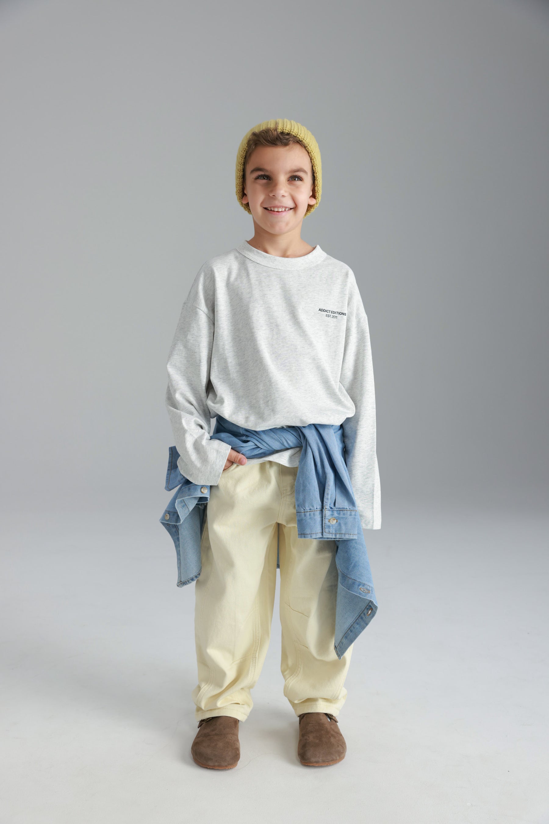 חולצת ניל אפור בהיר