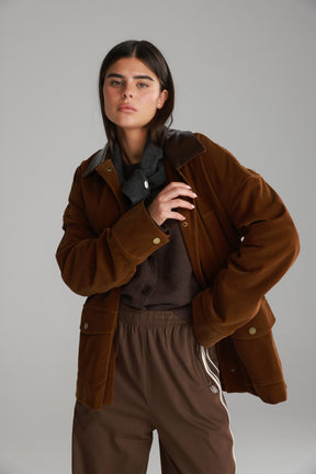 ג'קט אדריאנה חום בהיר