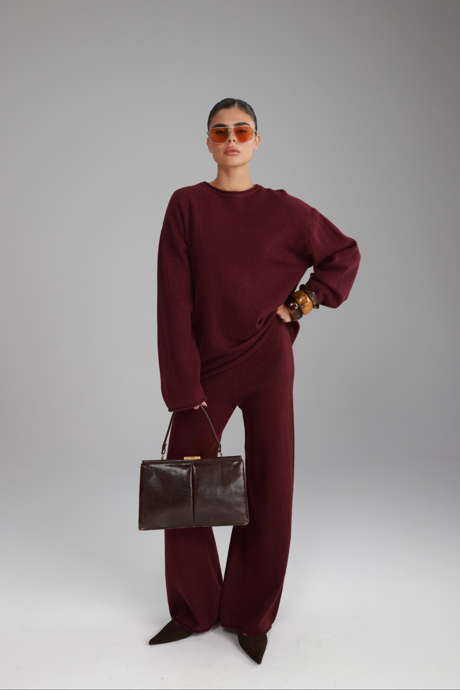 חליפת סריג מיגל בורדו