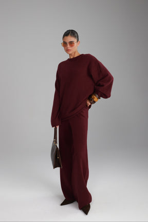 חליפת סריג מיגל בורדו