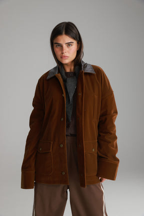 ג'קט אדריאנה חום בהיר