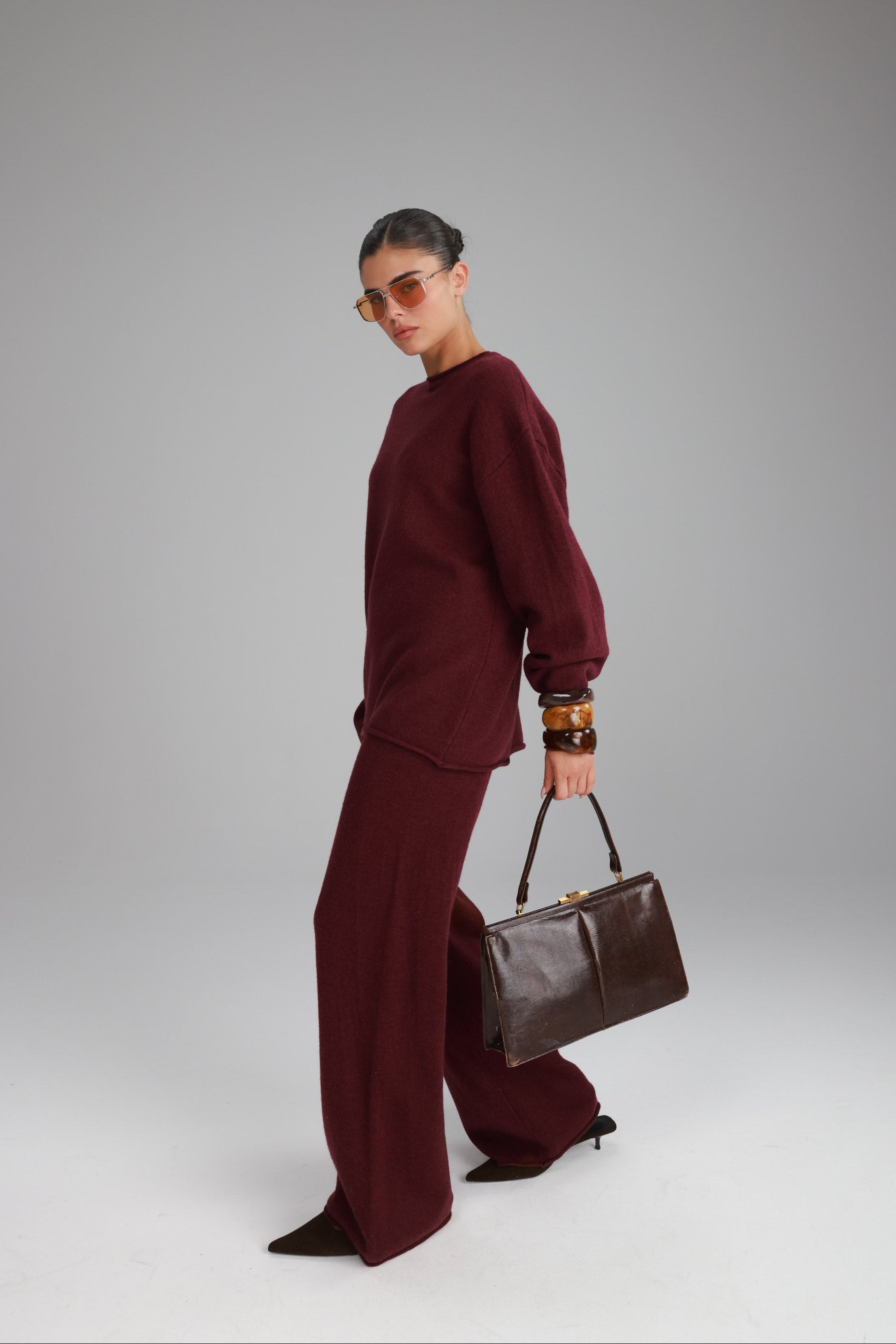 חליפת סריג מיגל בורדו