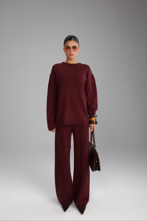 חליפת סריג מיגל בורדו