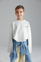 חולצת ניל אפור בהיר