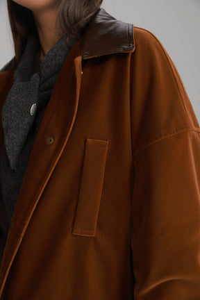 ג'קט אדריאנה חום בהיר