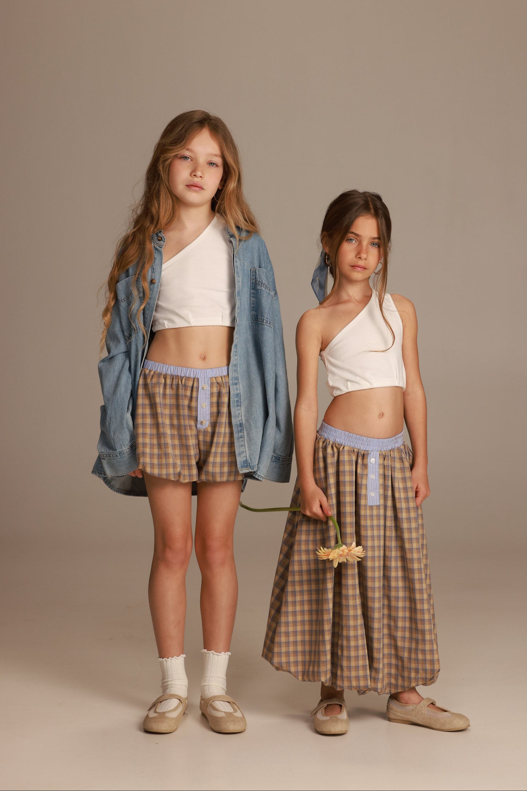 מכנסי אמלפי חום בהיר