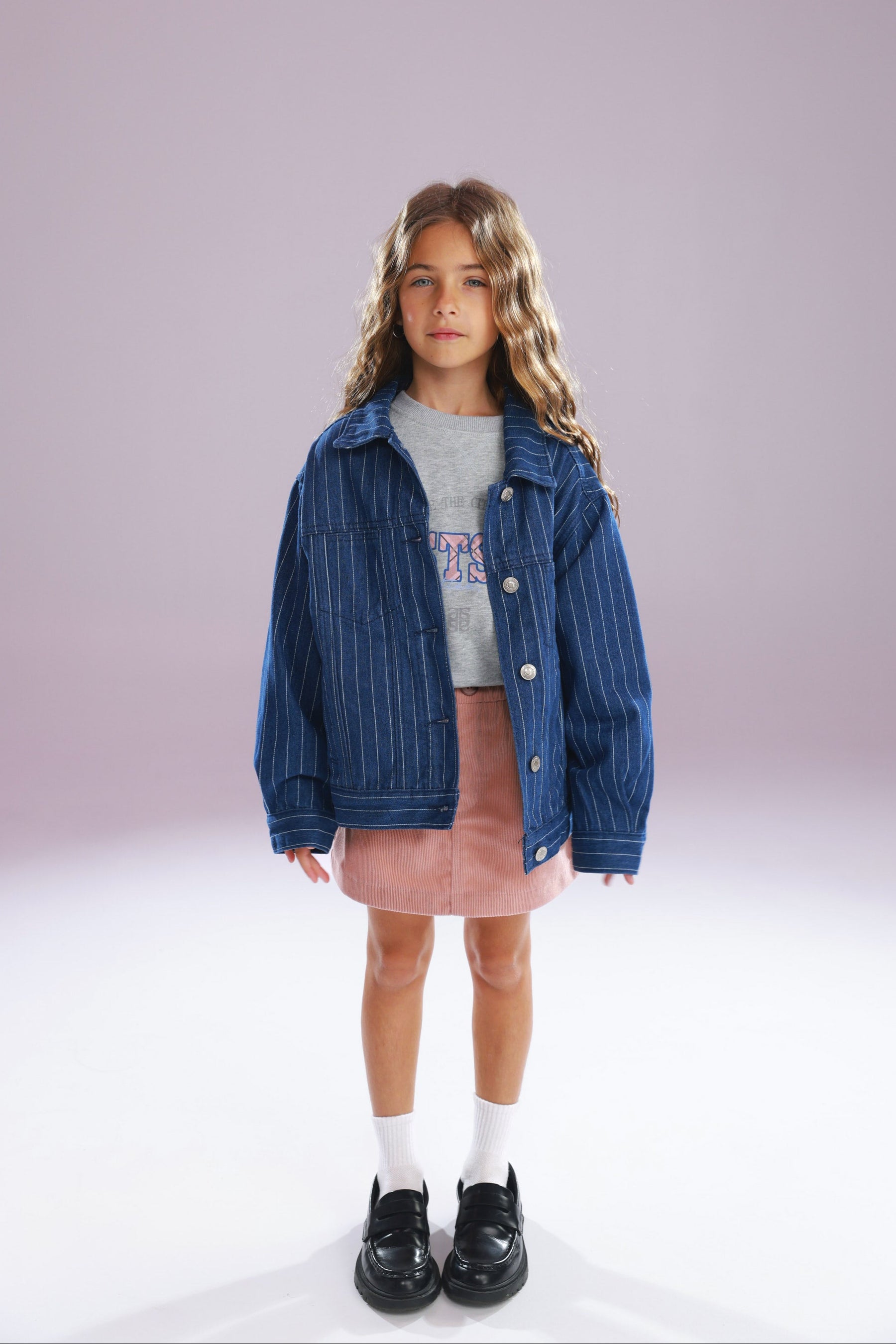 ג'קט ג'ינס קיארה כחול כהה