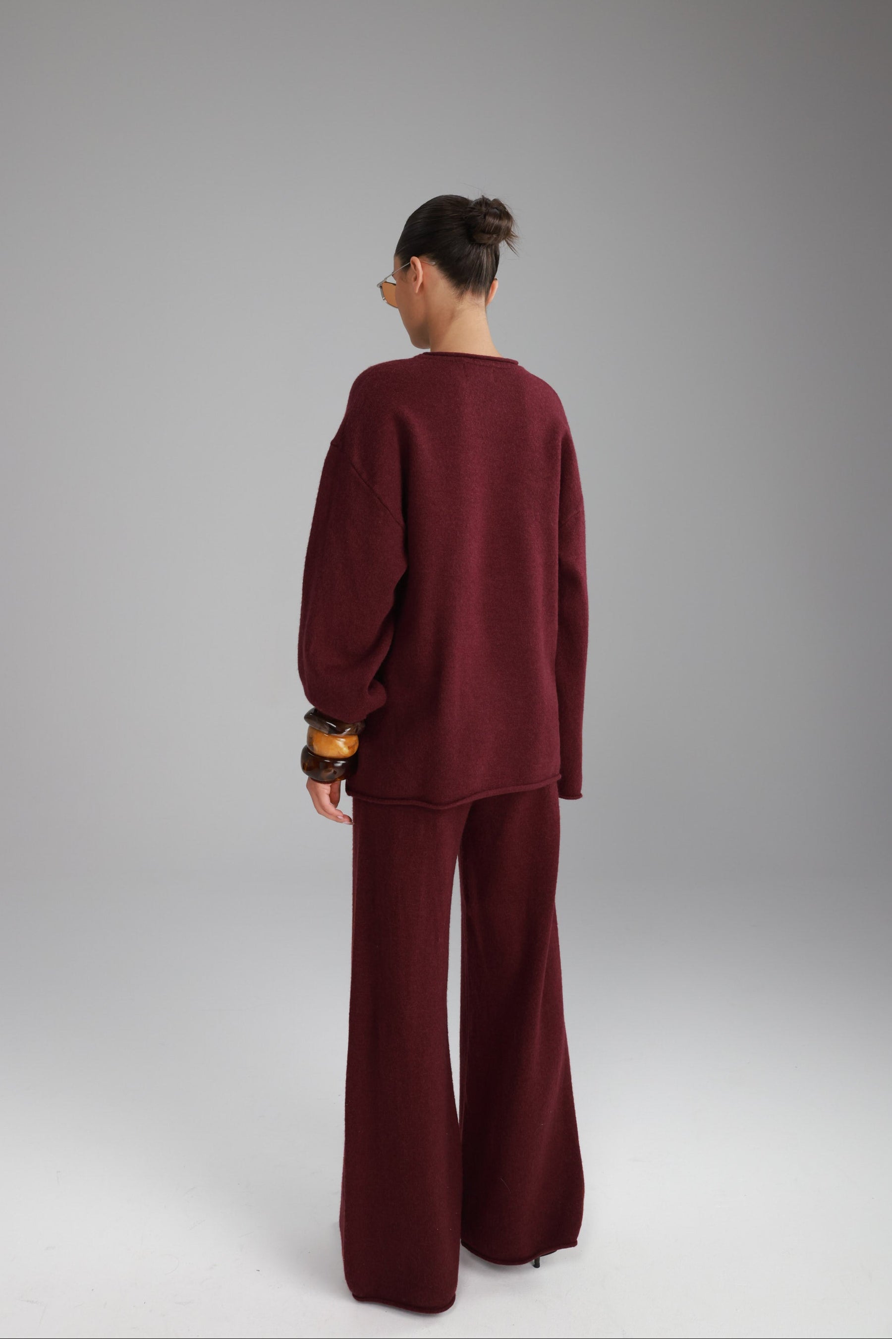 חליפת סריג מיגל בורדו