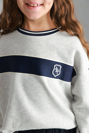 סוויטשירט ג'ון אפור בהיר