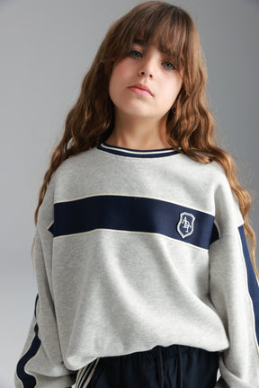 סוויטשירט ג'ון אפור בהיר