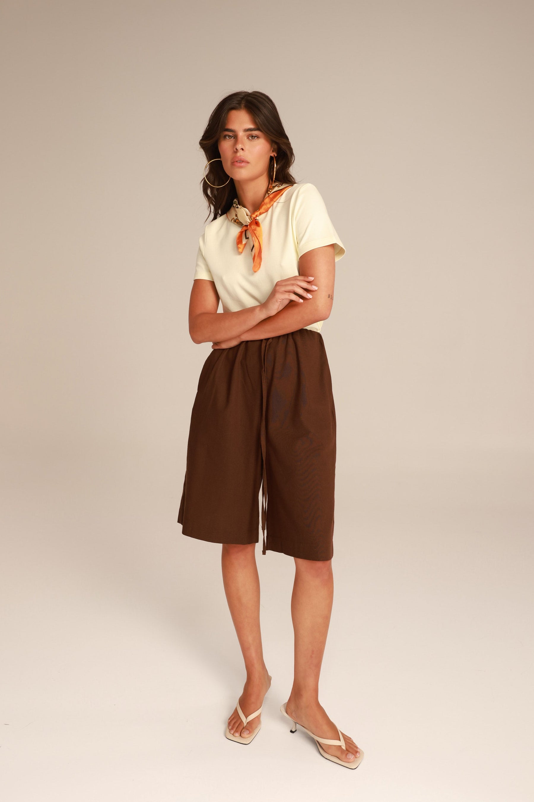 מכנסי נאנו חומים