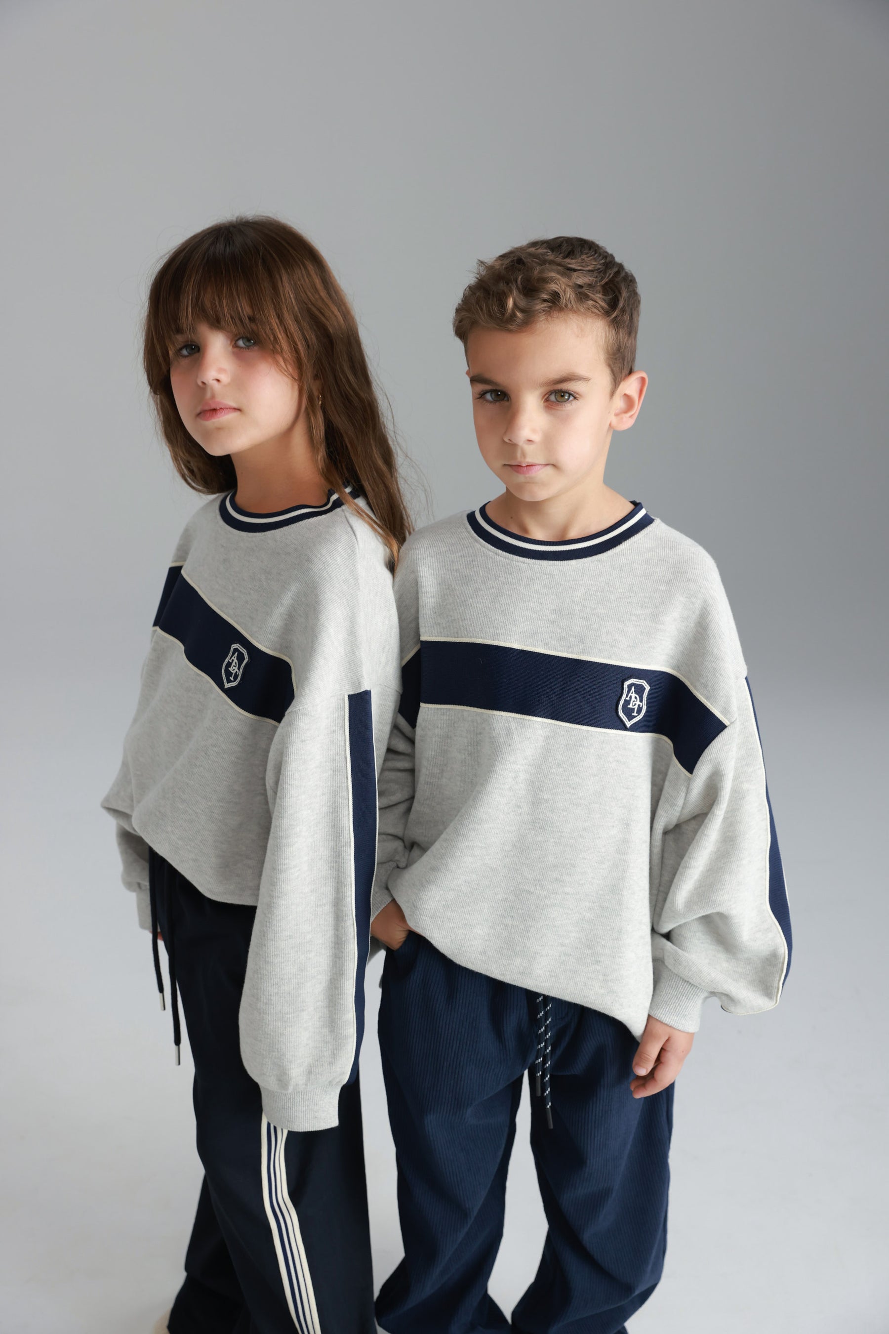 סוויטשירט ג'ון אפור בהיר